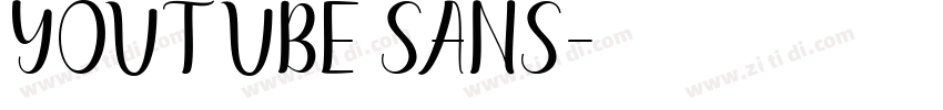 youtube sans字体转换